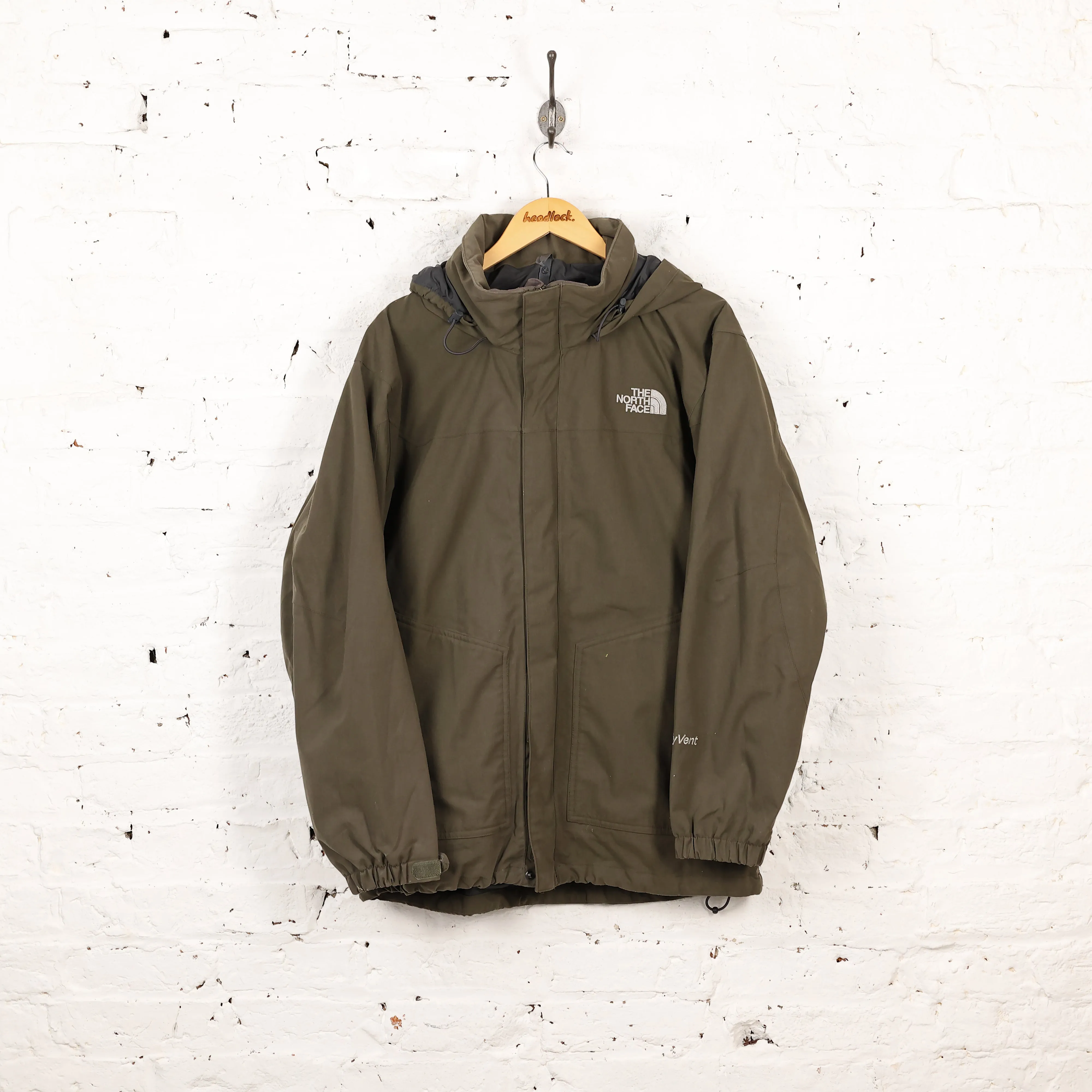 The North Face Hyvent Rain Jacket - Green - M