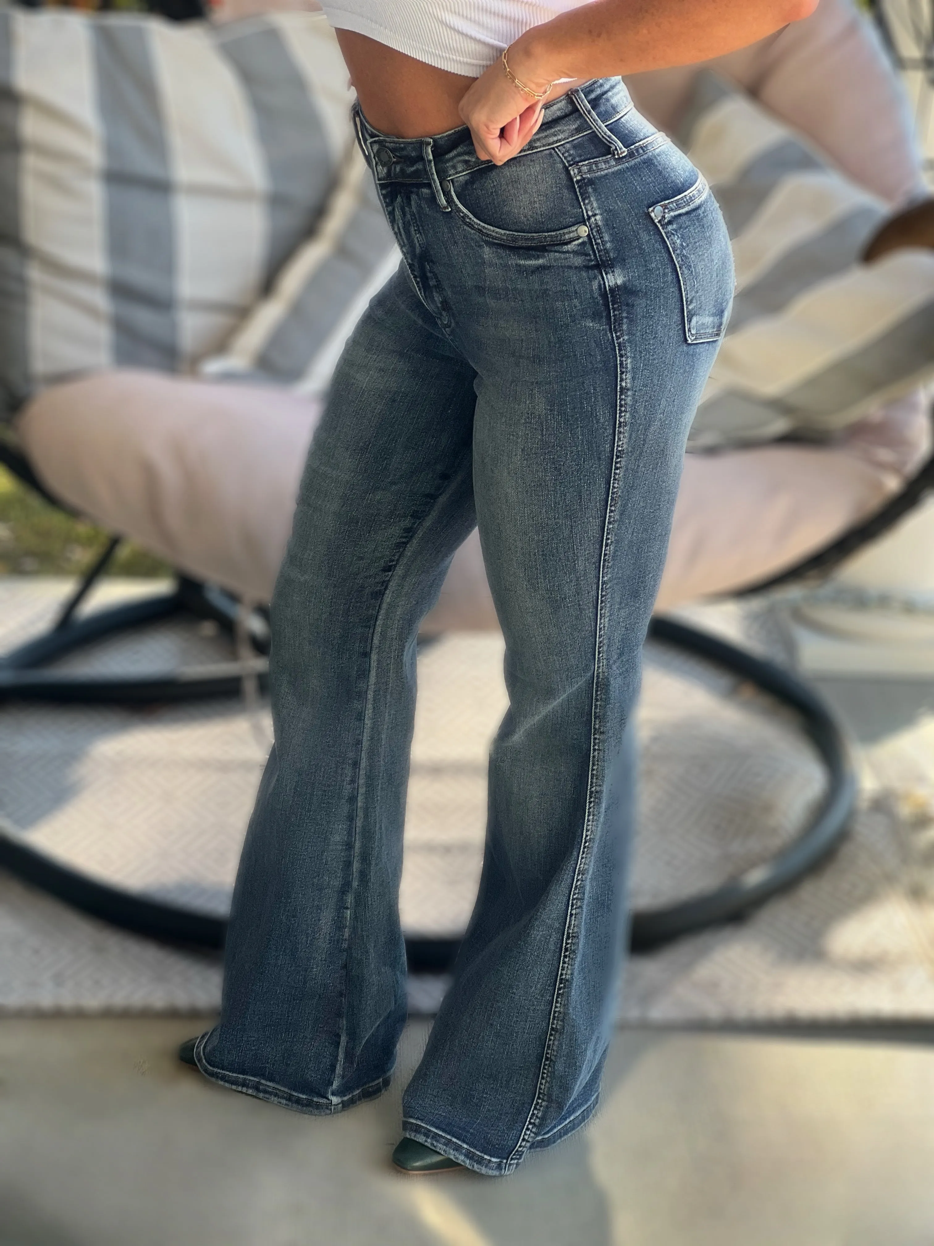 The Regina- Tummy Control Judy Blue Bootcut Jeans