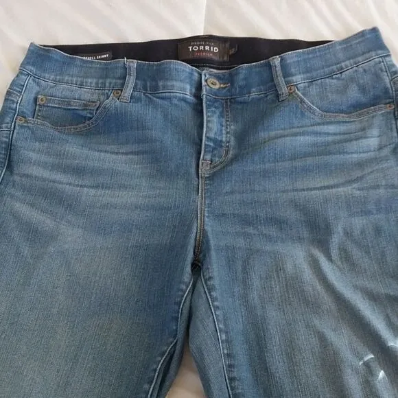 Torrid Jeans Skinny Bombshell Blue Denim Women's 16T