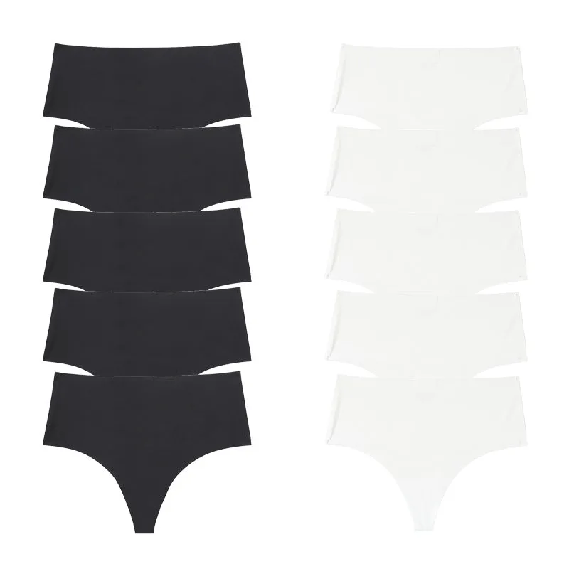 Traceless Women's briefs Pregnant Women Large Size Ice Silk Breathable sports quick dry one-piece briefs