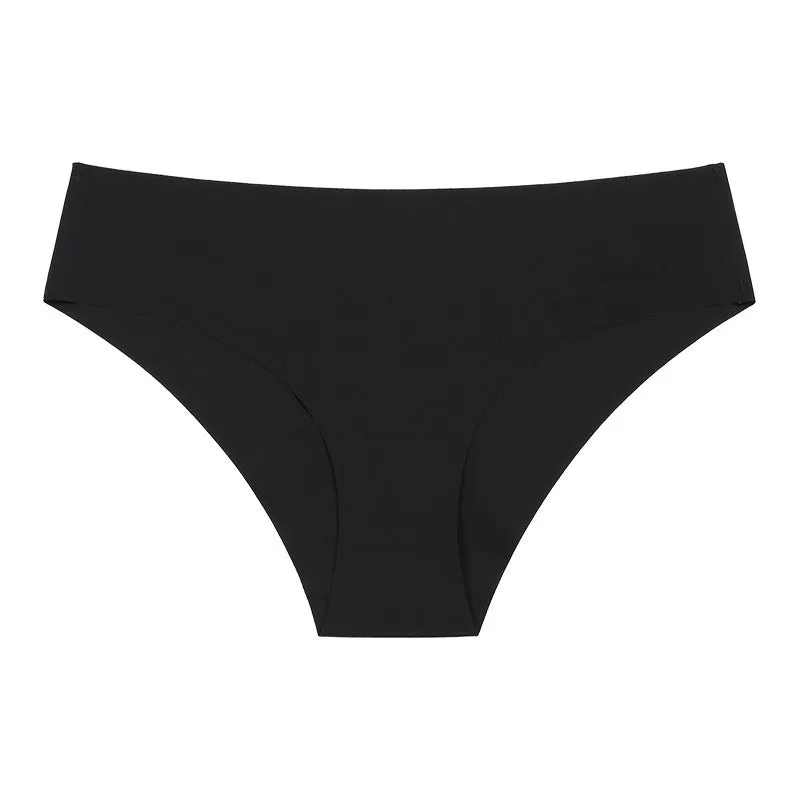 Traceless Women's briefs Pregnant Women Large Size Ice Silk Breathable sports quick dry one-piece briefs