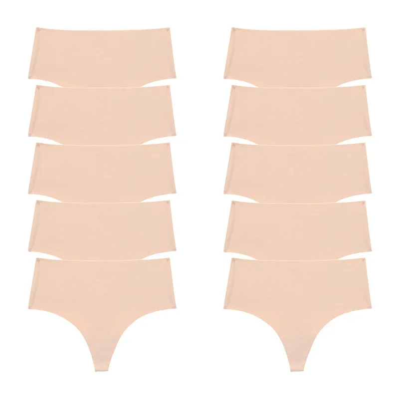 Traceless Women's briefs Pregnant Women Large Size Ice Silk Breathable sports quick dry one-piece briefs