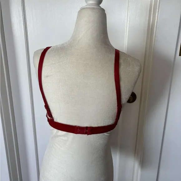 Trashy Lingerie Red Velvet Firefly  Bra Sz 32B
