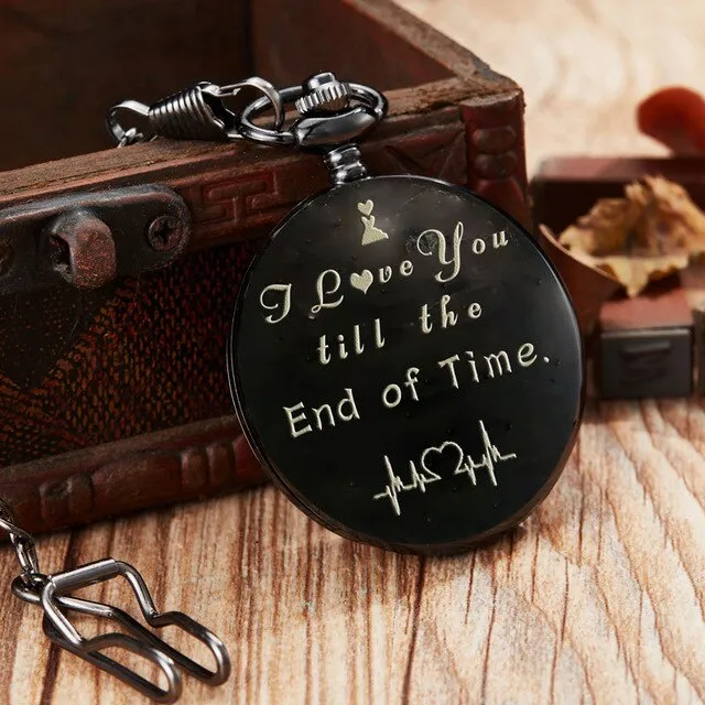 Tree of Life Pocket Watch Chains Necklace Hollow Quartz Pocket Watches Steampunk Watch Clock Men Women Gifts reloj de bolsillo