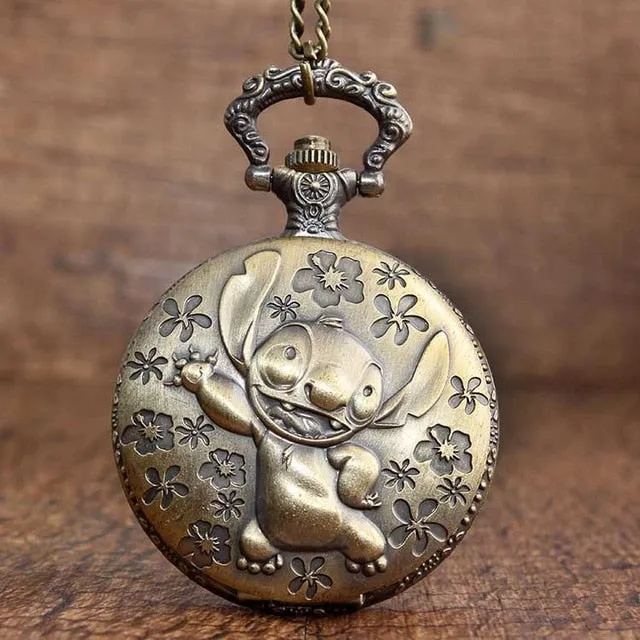 Tree of Life Pocket Watch Chains Necklace Hollow Quartz Pocket Watches Steampunk Watch Clock Men Women Gifts reloj de bolsillo