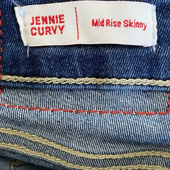 True religion Jenny curvy skinny jean medium wash 29