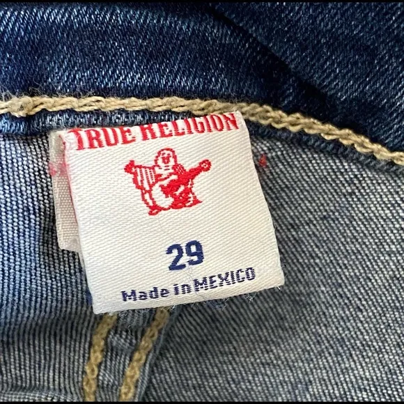True religion Jenny curvy skinny jean medium wash 29