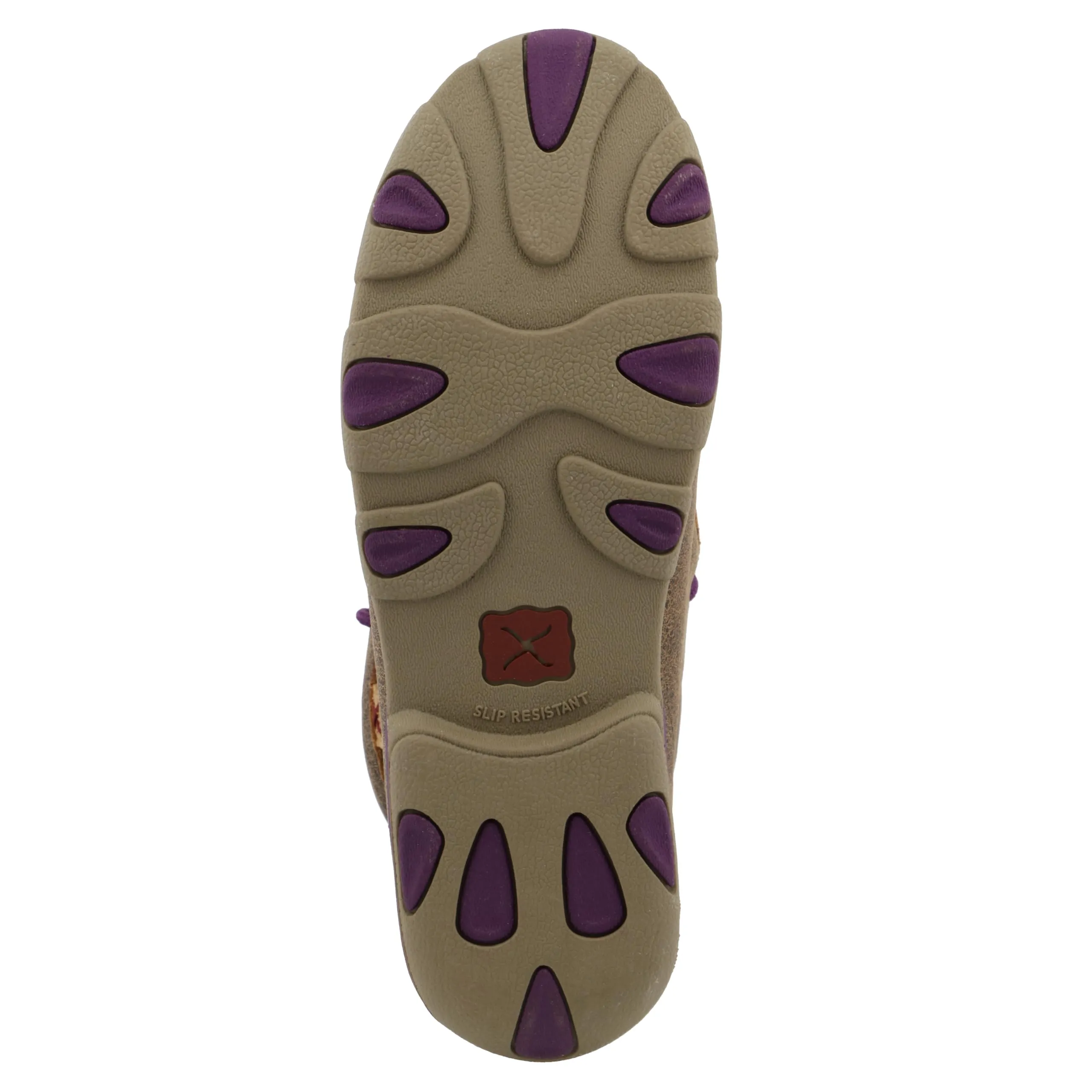 Twisted X Women's Chukka Driving Moc, Moc Toe, Bomber & Purple, 8.5 M