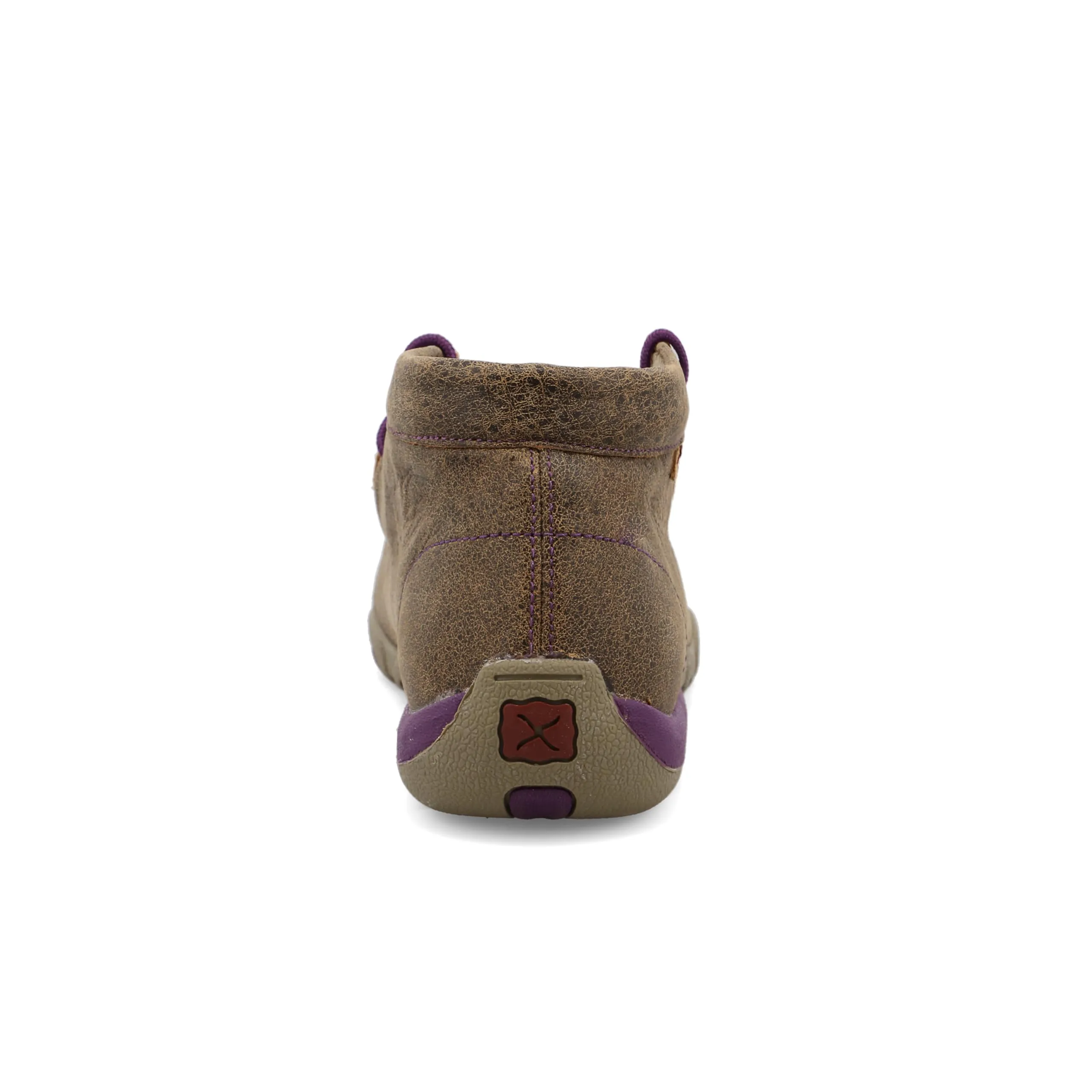 Twisted X Women's Chukka Driving Moc, Moc Toe, Bomber & Purple, 8.5 M
