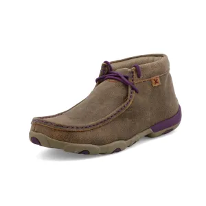 Twisted X Women's Chukka Driving Moc, Moc Toe, Bomber & Purple, 8.5 M