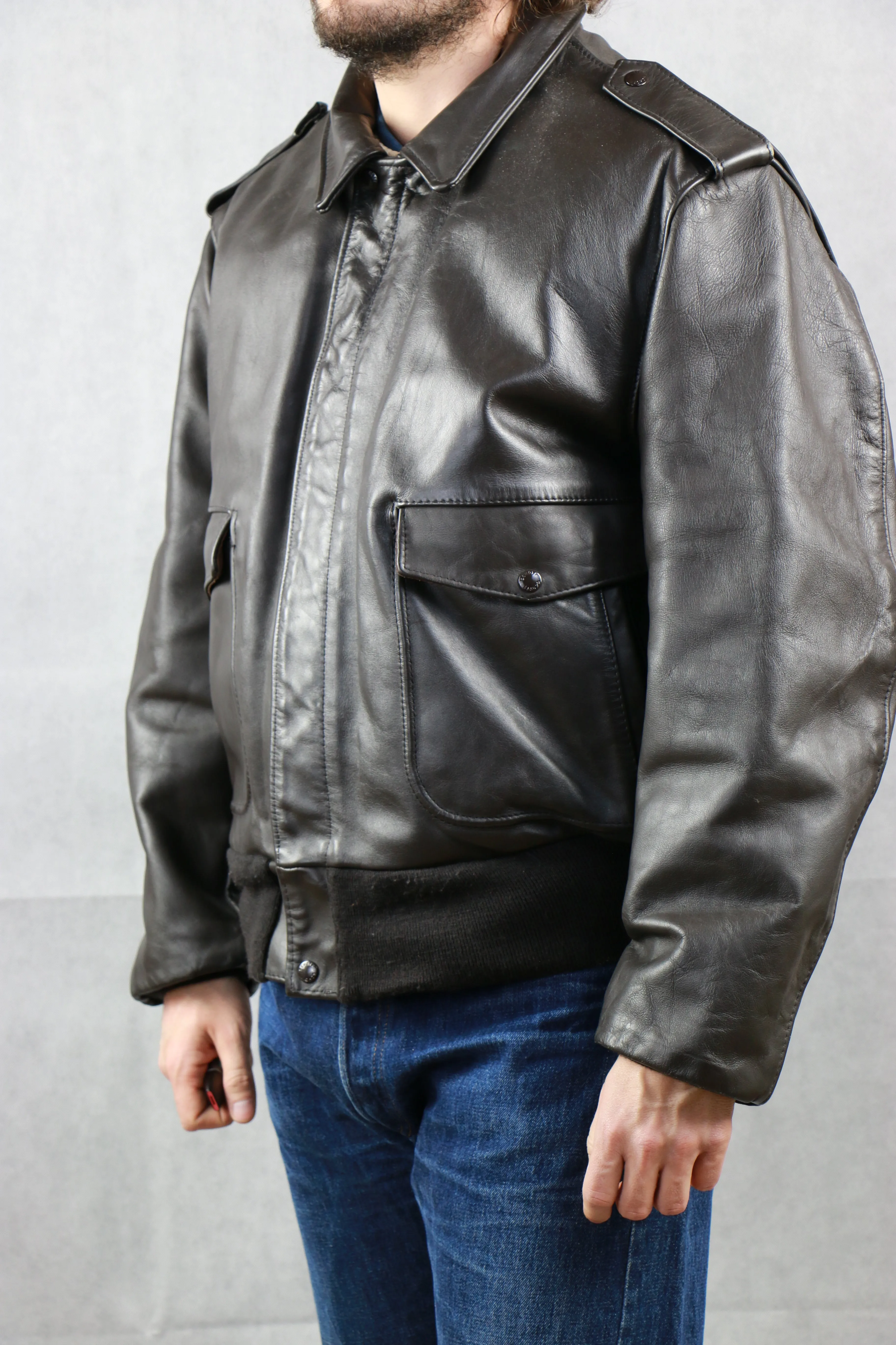 Type A-2 Schott 684 SM Leather Jacket