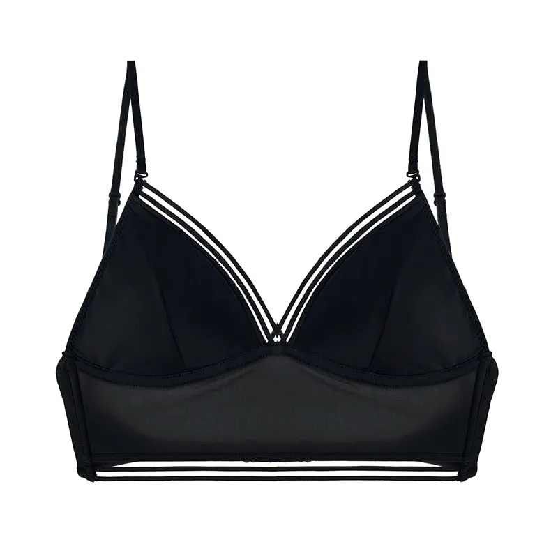 VANZTINA Women's Sexy Backless Bras - Lace Low Back, Padded, Wireless, Seamless, Plus Size, Free Shipping