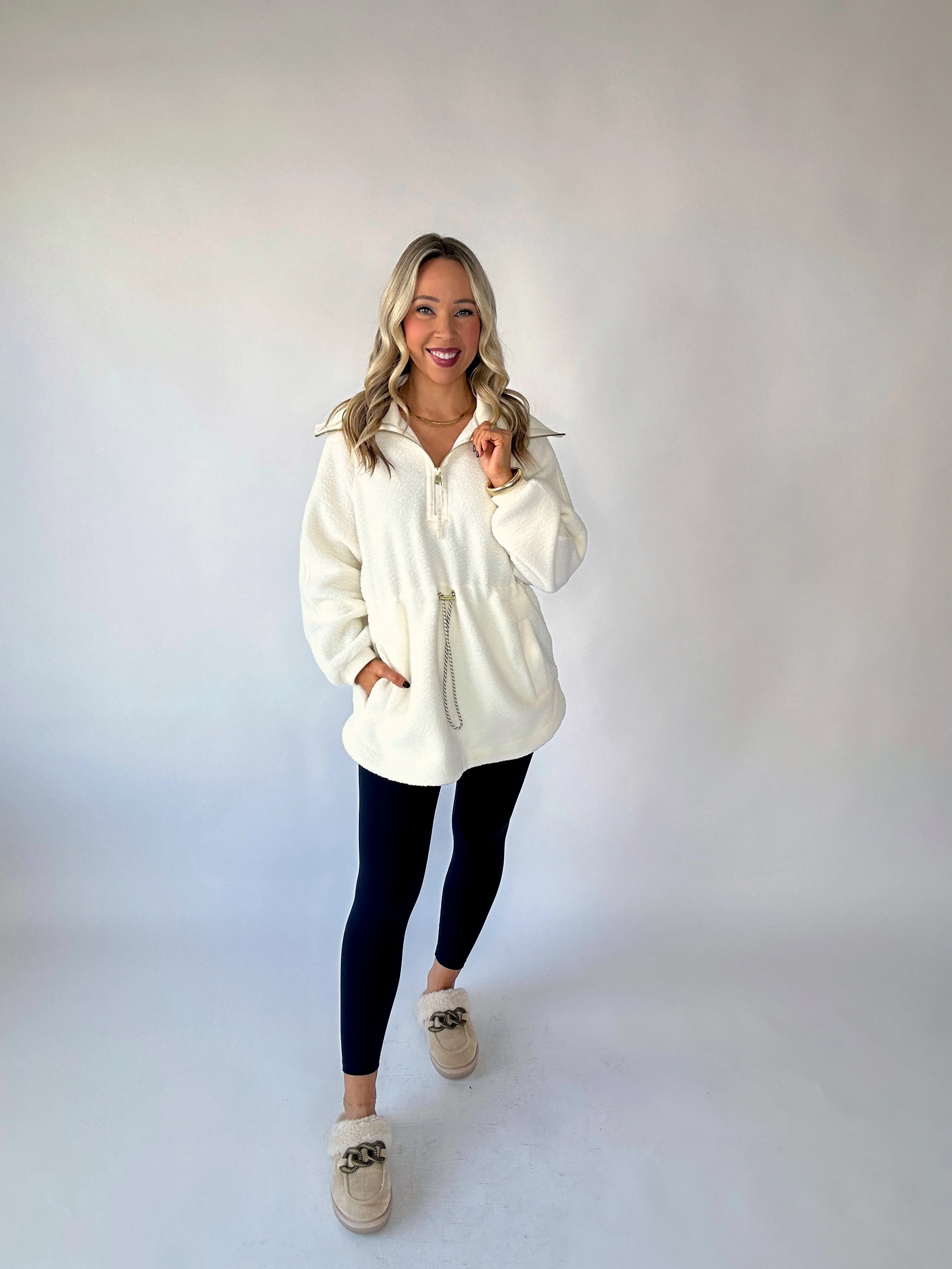 VARLEY Parnel Half-Zip Fleece - Egret