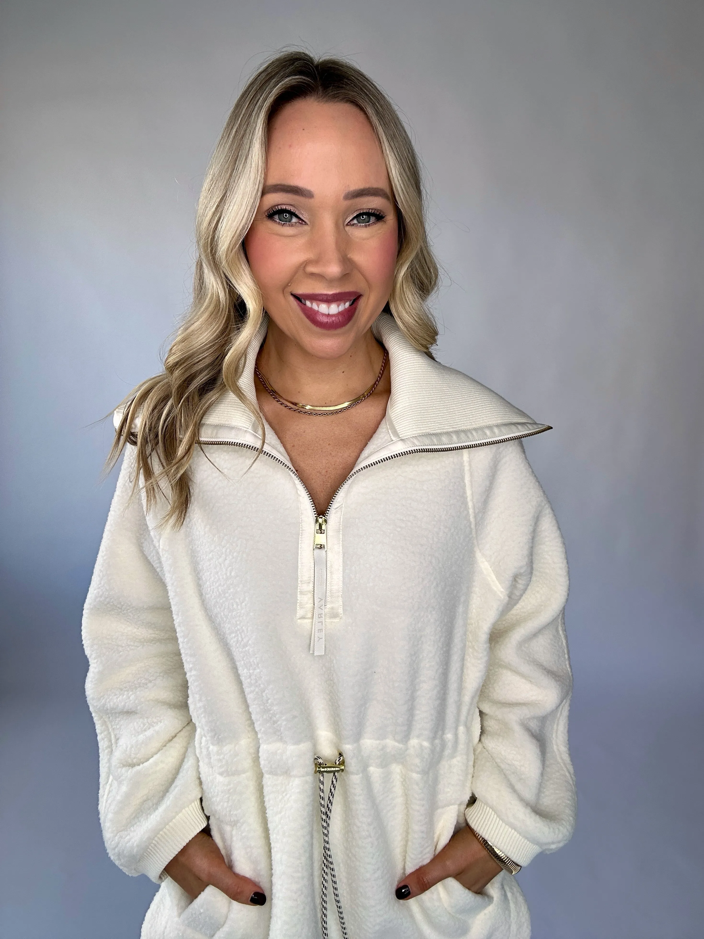 VARLEY Parnel Half-Zip Fleece - Egret