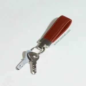 VEGAN LEATHER - METAL KEYCHAIN