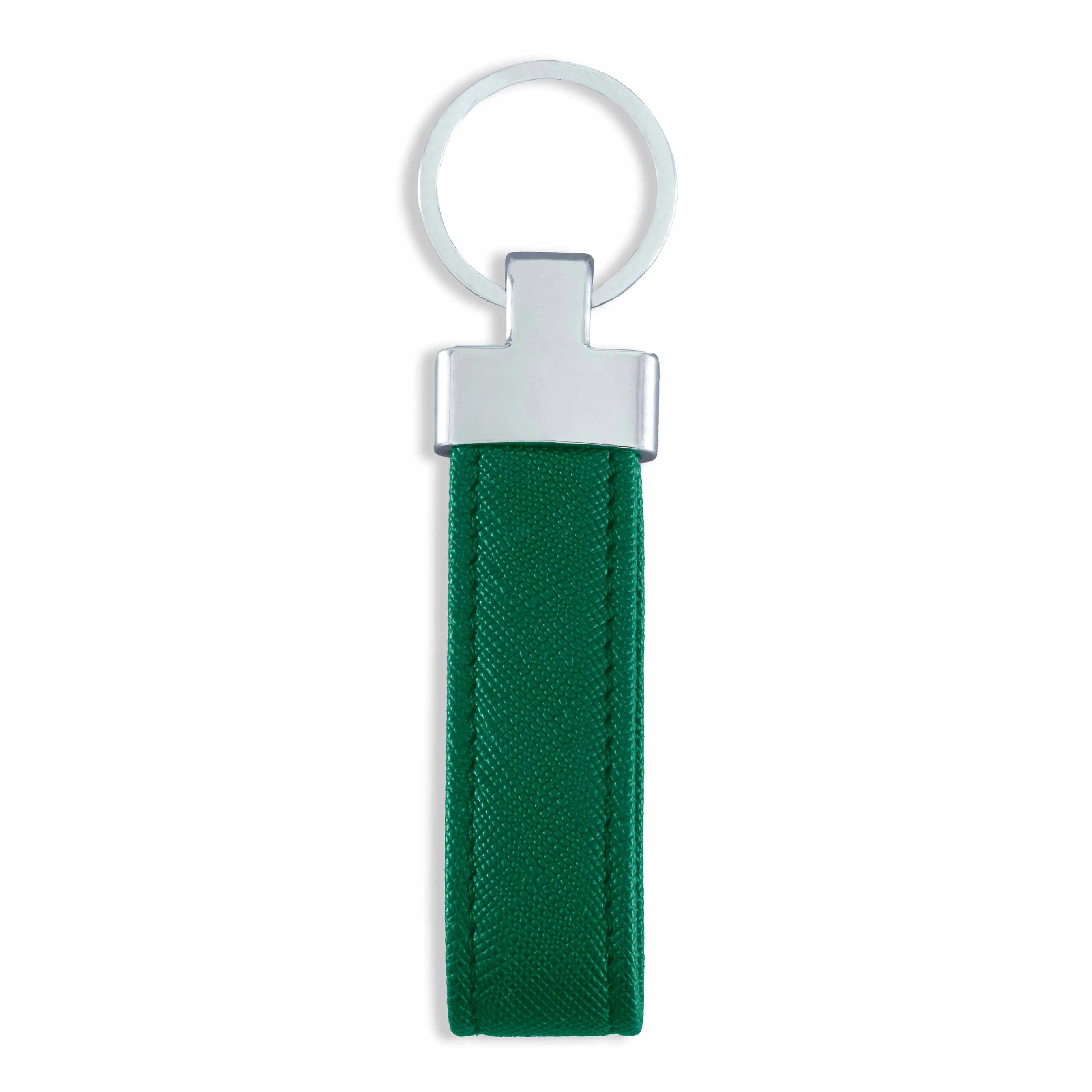 VEGAN LEATHER - METAL KEYCHAIN