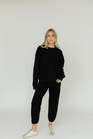Velvet Zuma Sweatpant in Black