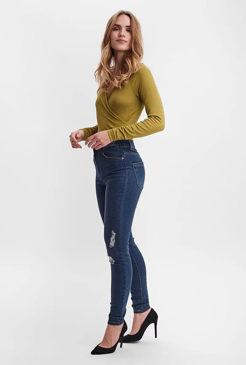 VERO MODA SOPHIA DESTROY SKINNY JEANS