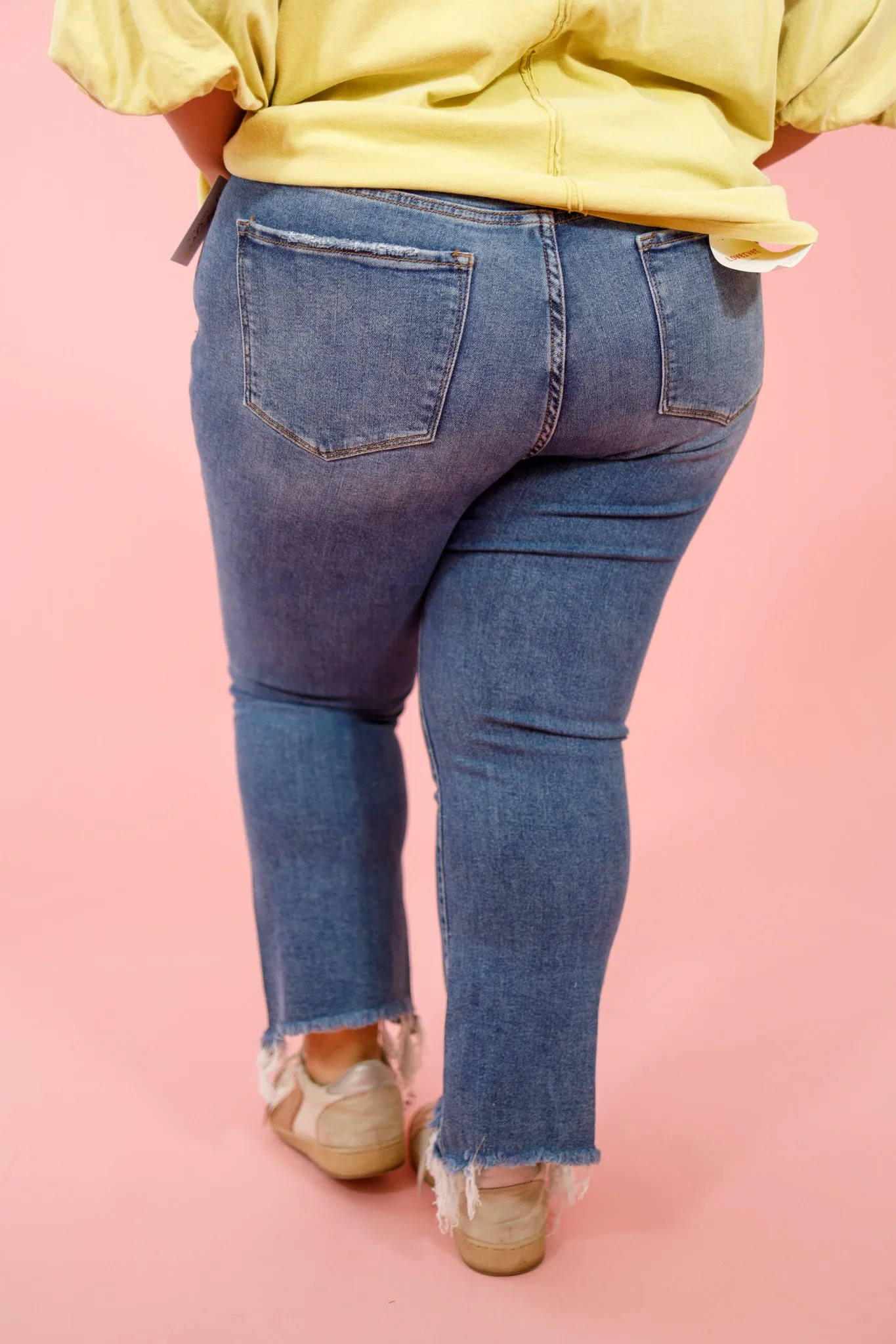 Vervet Empathy Crop Flare Jeans, REG   CURVY