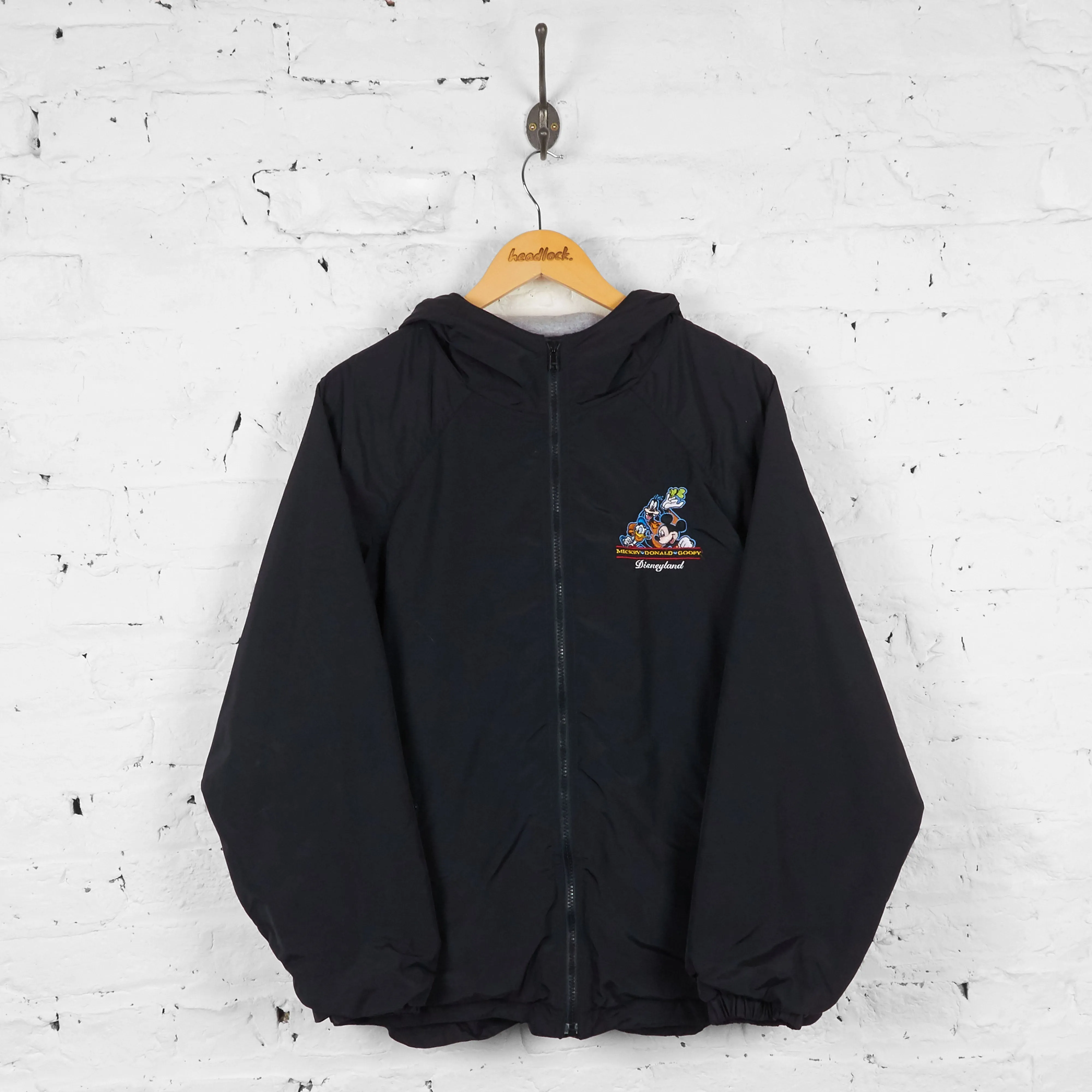 Vintage Disneyland Bomber Jacket - Black - M