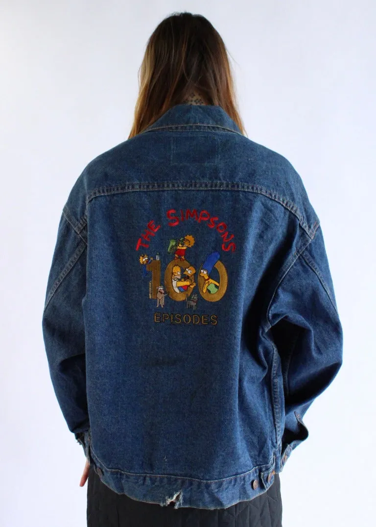 Vintage Simpsons Denim Jacket S0526