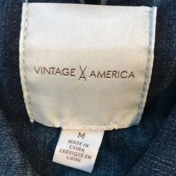 🔹Vintage America Denim Jackets Women’s S&amp;M