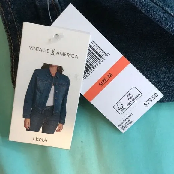 🔹Vintage America Denim Jackets Women’s S&amp;M