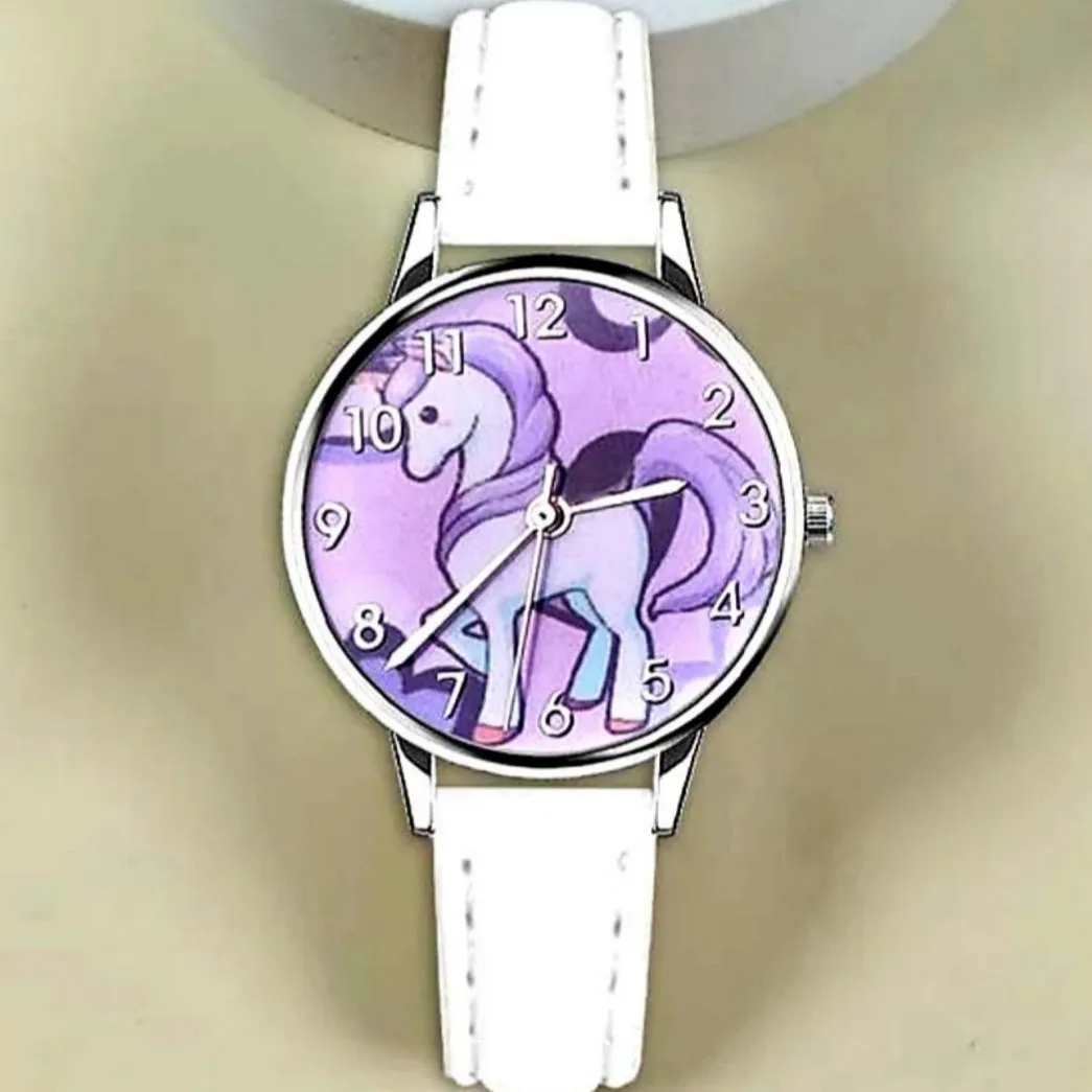 Violet Unicorn Pop It Watch Set