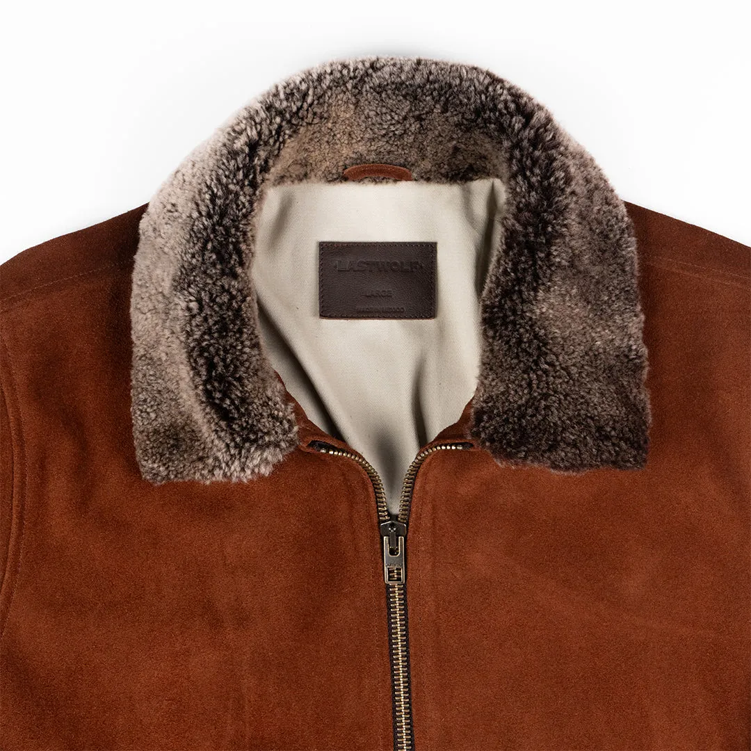 VOYAGEURS NORDIC BOMBER JACKET - MAPLE BROWN