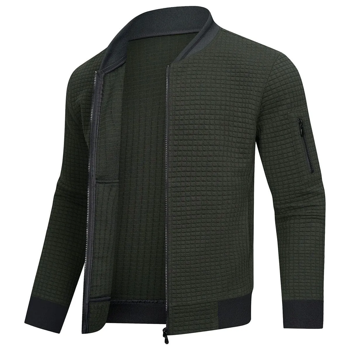 Warm Long Sleeve Casual Bomber Jacket for Men