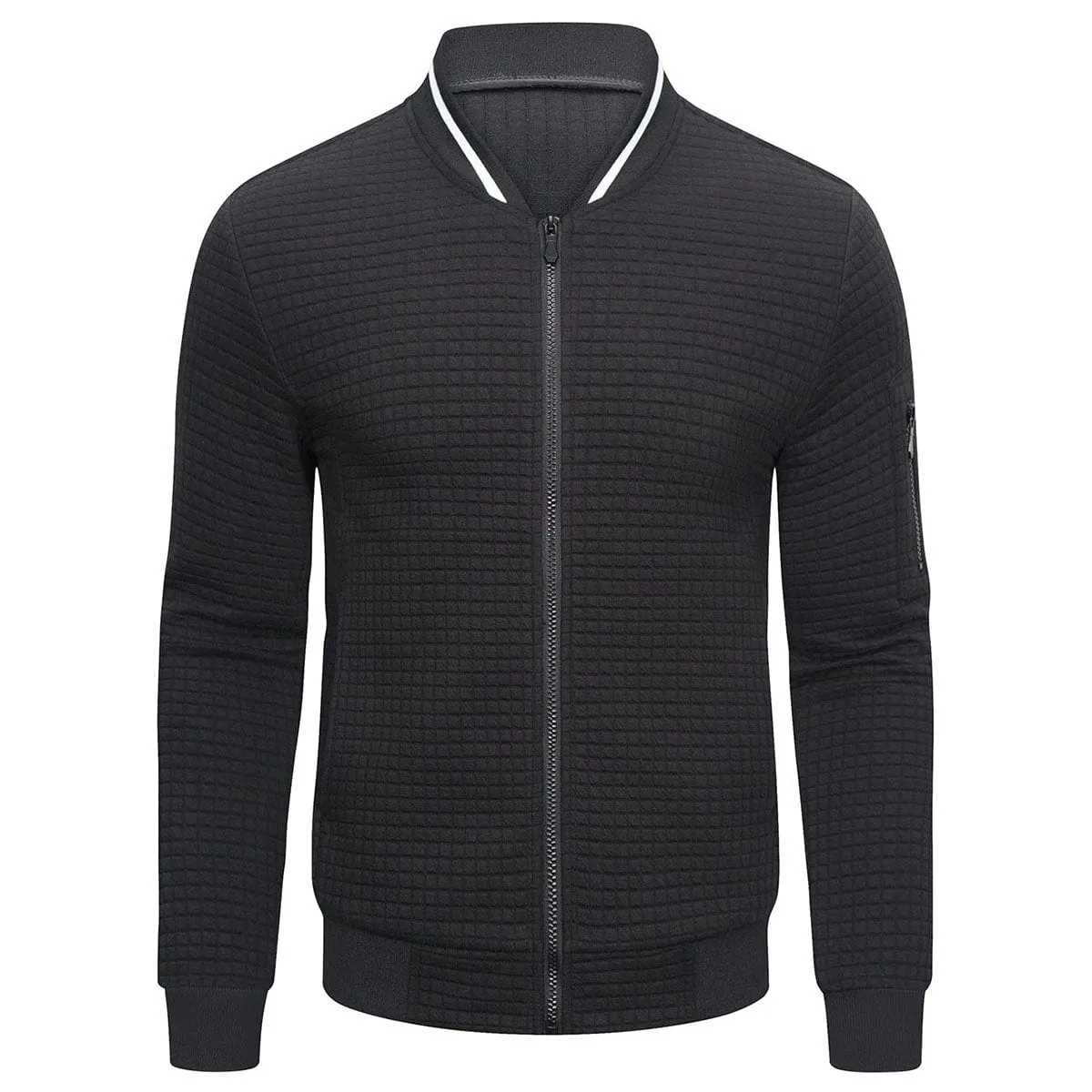 Warm Long Sleeve Casual Bomber Jacket for Men