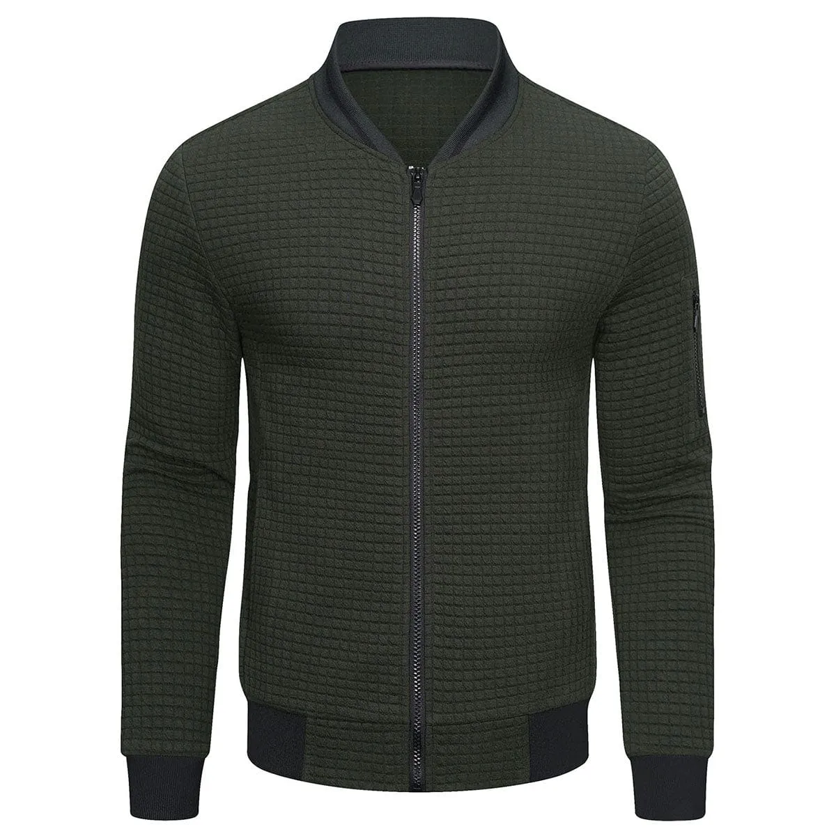 Warm Long Sleeve Casual Bomber Jacket for Men