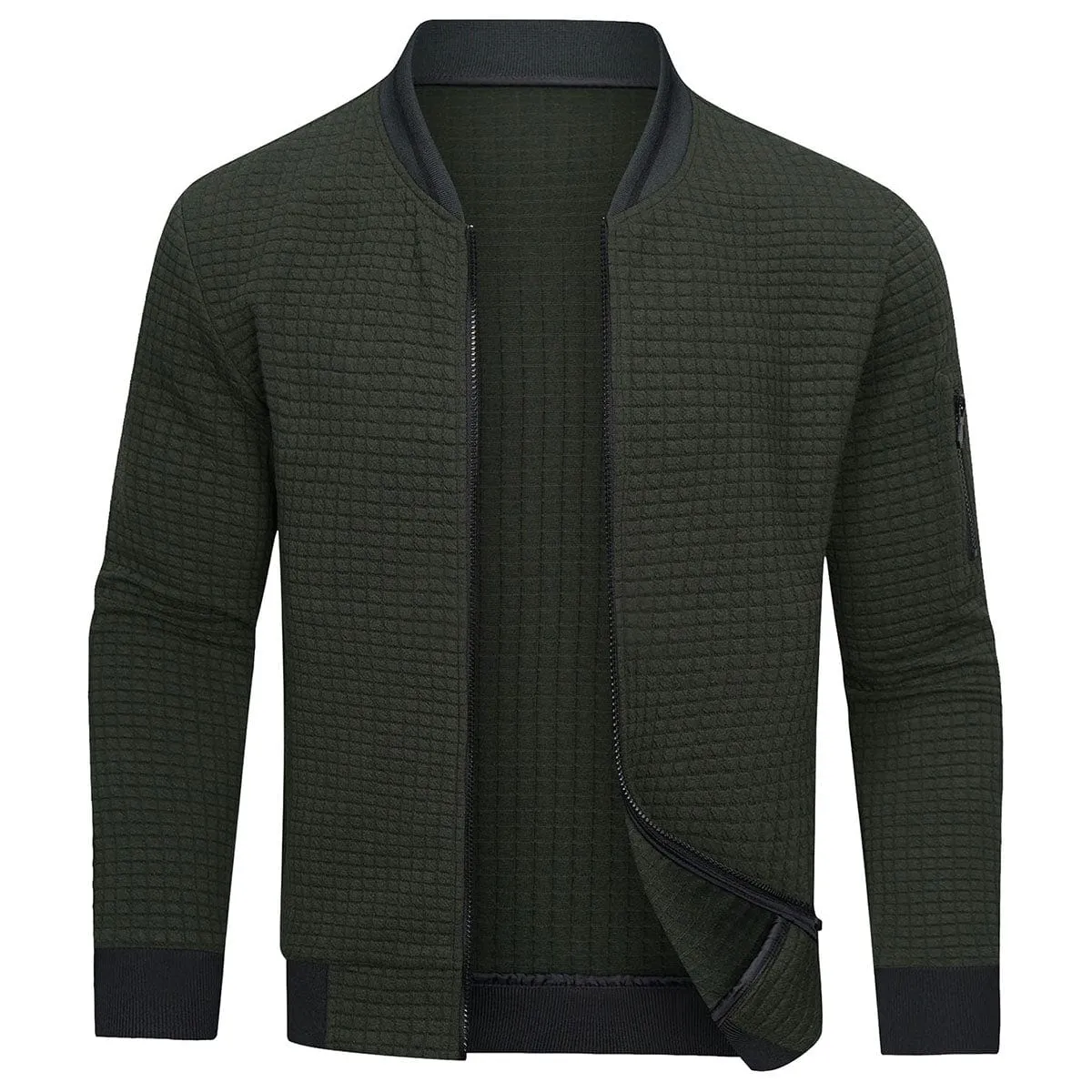 Warm Long Sleeve Casual Bomber Jacket for Men