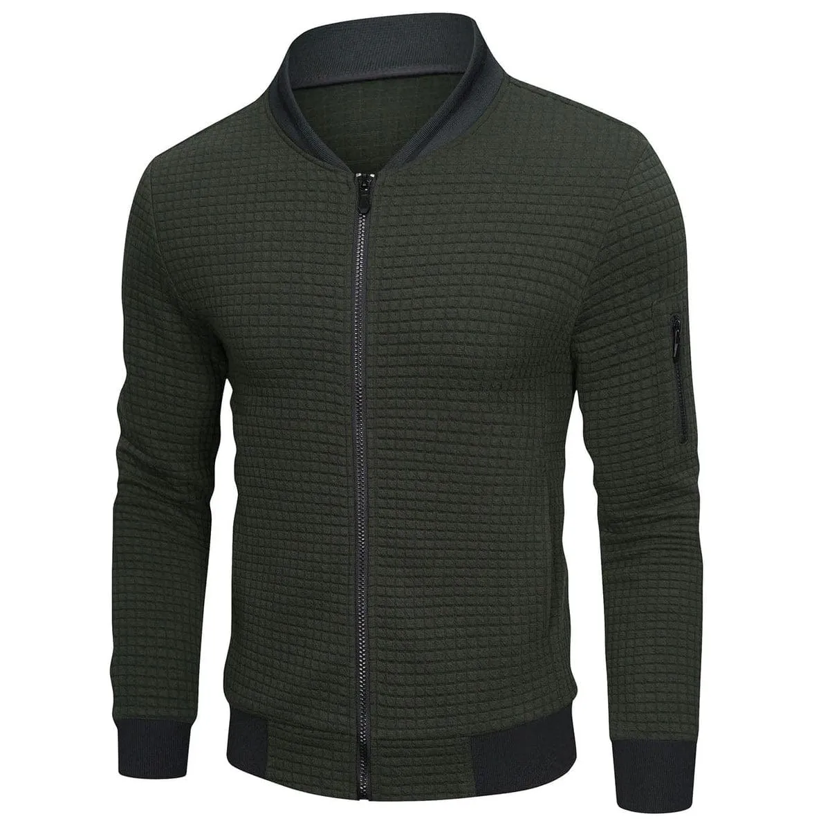 Warm Long Sleeve Casual Bomber Jacket for Men