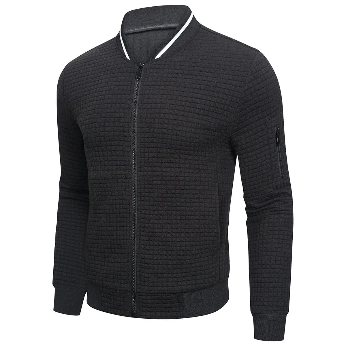 Warm Long Sleeve Casual Bomber Jacket for Men