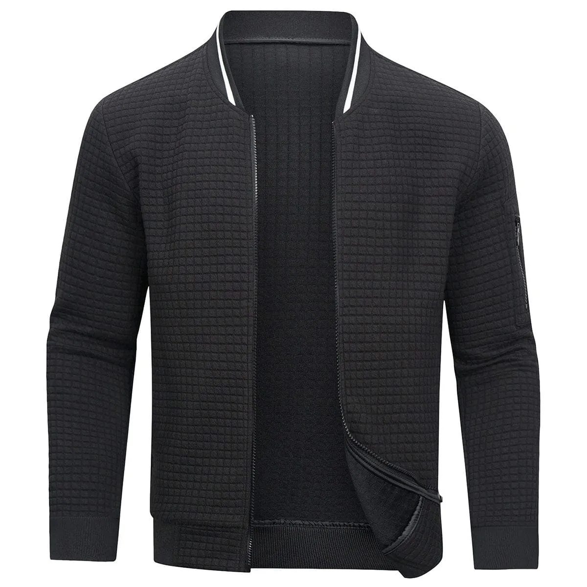 Warm Long Sleeve Casual Bomber Jacket for Men