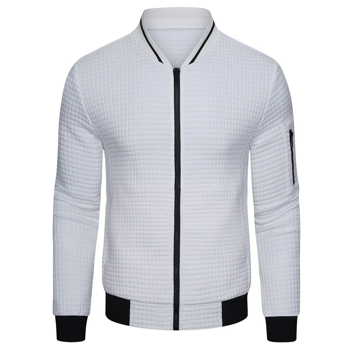 Warm Long Sleeve Casual Bomber Jacket for Men