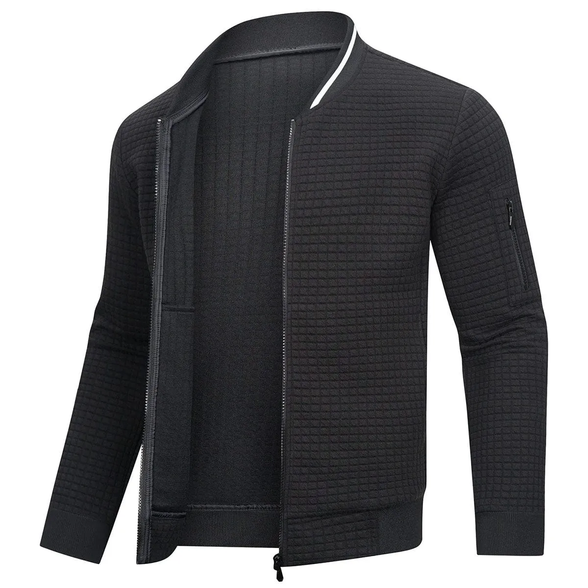 Warm Long Sleeve Casual Bomber Jacket for Men
