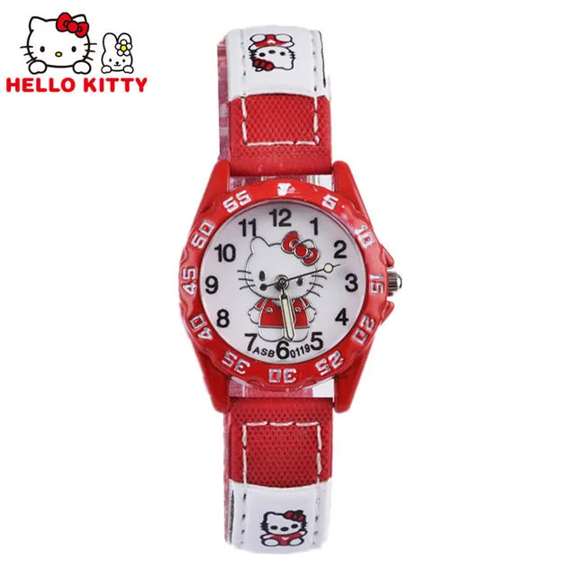 Watch For Girls Children's Watches Pink Cartoon Cat