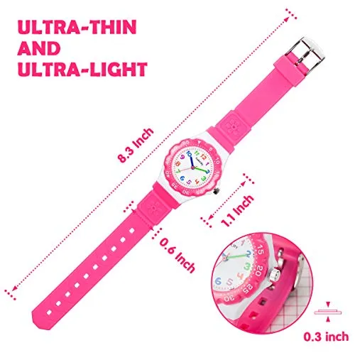 Waterproof Cartoon Kids Watch (Boys/Girls, 3-10 years)