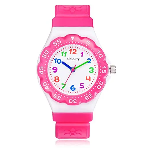 Waterproof Cartoon Kids Watch (Boys/Girls, 3-10 years)