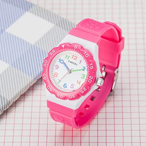 Waterproof Cartoon Kids Watch (Boys/Girls, 3-10 years)