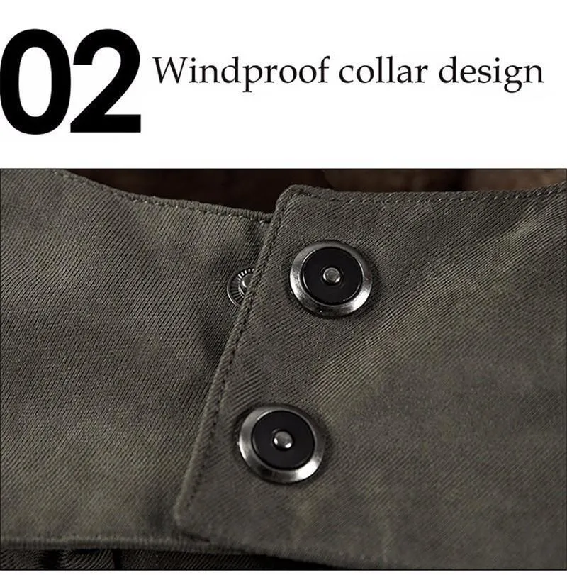 West Louis™ Cotton Hooded Winter Parka Coat