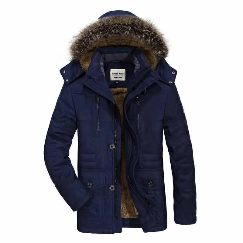 West Louis™ Cotton Hooded Winter Parka Coat