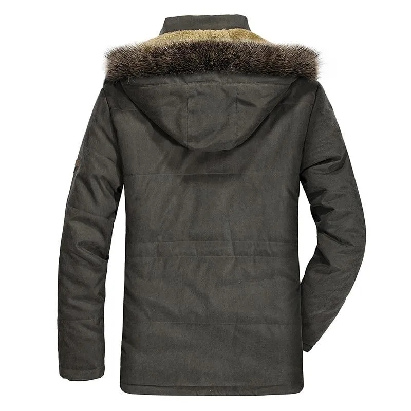 West Louis™ Cotton Hooded Winter Parka Coat
