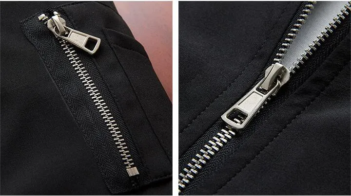 West Louis™ Style Zipper On Pocket Pilot Jacket