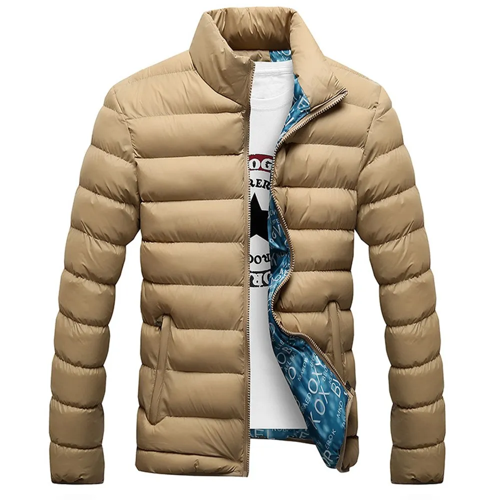 West Louis™ Winter Stand Collar Male Parka