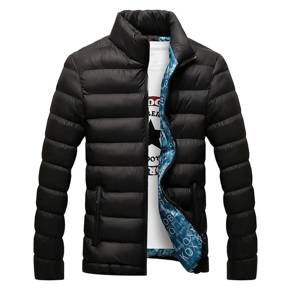 West Louis™ Winter Stand Collar Male Parka