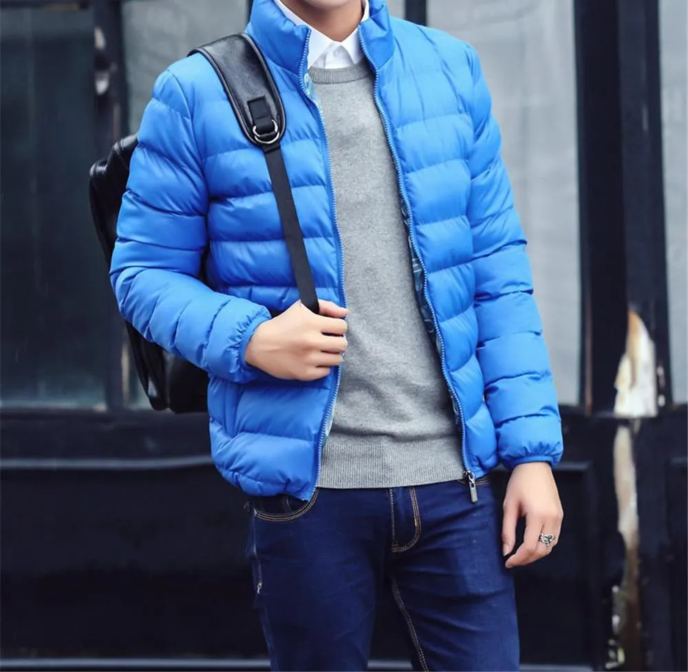 West Louis™ Winter Stand Collar Male Parka