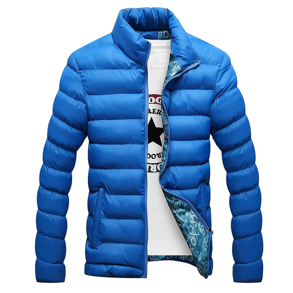 West Louis™ Winter Stand Collar Male Parka